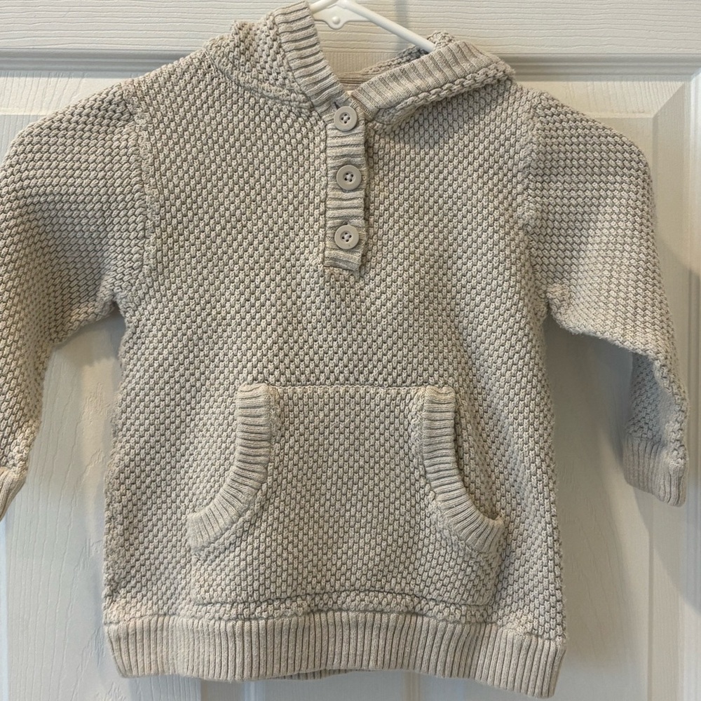 Hanna Andersson Hooded Knit Sweater‎